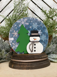 Snowman snow globe